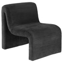 Winne - Curved Armless Accent Chair by HouseOfZazla