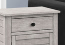 Accent Nightstand, Storage Drawer, Transitional by HouseOfZazla