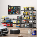 Garage Storage Rack, 5 Layer Adjustable Shelving Unit For Warehouse - Black by HouseOfZazla