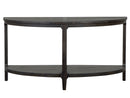 Boswell - Demilune Sofa Table - Peppercorn