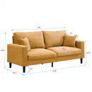 Modern Upholstered Resilience Three Seater Sofa by Unique Piece Furniture