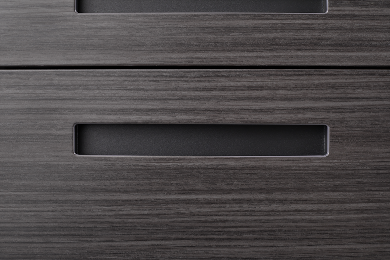 3 Drawer Mobile File Cabinet Under Desk Office,Simple Style Versatile Storage Cabinet for Legal/Letter/A4 Files, 5 Wheel Design Anti-Tilting Cold Rolled Steel Waterproof Moisture-Proof Black