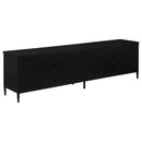 Kenneth - 4 Door TV Stand - Black by HouseOfZazla