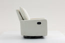 Short Plush Manual Button Armchair Sofa