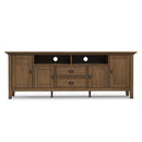 Redmond - TV Media Stand - Rustic Natural Aged Brown