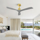 52 Inch Indoor Ceiling Fan Without Light