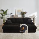 3 Seater Sofa With 2 Ottomans For Living Room by HouseOfZazla