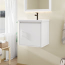 20" Floating Bathroom Vanity, Wall Mounted Plywood Cabinet