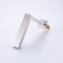 8 inch Widespread Bathroom Faucet Matte Black Bathroom Faucets for Sink 3 Hole Brass 2 Handle Lavatory Square Faucet Modern rv Bathroom Faucets