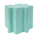 3-Piece Artistic Puzzle Table Set, Modular MGO Side Tables with Interlocking Design by HouseOfZazla