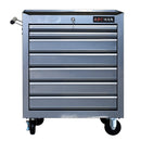 7 DRAWERS MULTIFUNCTIONAL TOOL CART WITH WHEELS-SLIVER