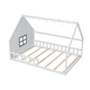 House Bed With Window And Fence