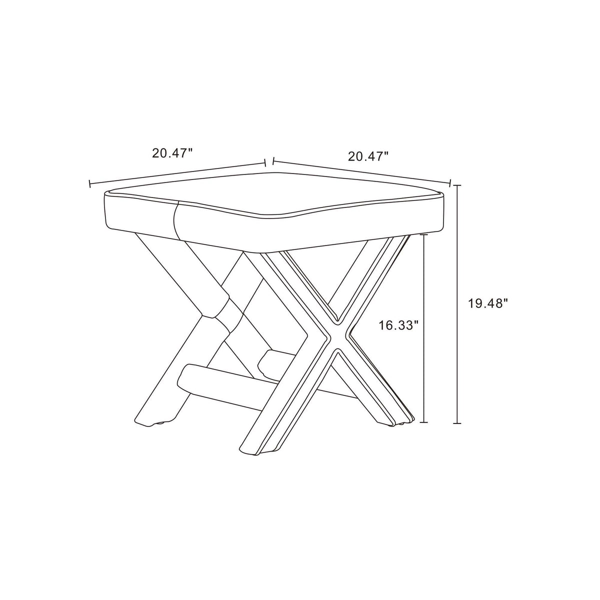 Abigail - Accent Bench With Piped Cushion, photo 20 of 40