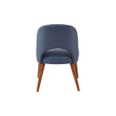 Dining Side Chair Upholstered Textured (Set of 2) - Navy by HouseOfZazla