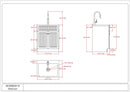 Beckham - Laundry Cabinet & Faucet And Stainless Steel Sink by HouseOfZazla