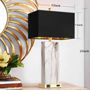 Touch Control Table Lamps Set of 2 with USB Ports and AC Outlet