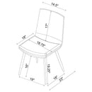 Feast - Coffee Dining Chair (Set of 2) - Coffee by HouseOfZazla