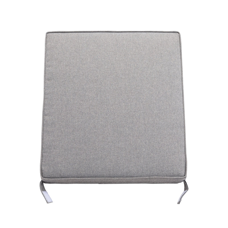 3 Pieces Outdoor Swivel Rocker Patio Chairs, 360 Degree Rocking Patio Conversation Set with Thickened Cushions and Glass Coffee Table for Backyard, Grey