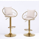 Unique Design Bar Chair, 360 Degree Rotation, Adjustable Height, Suitable For Dining Room And Bar by HouseOfZazla