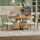 Round Dining Table Set For 4 With Chairs by HouseOfZazla