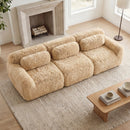 114'' Soft And Fluffy Modular Sectional Sofa
