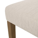 Contemporary Dining Chair with Upholstered Seating and Tapered Legs by HouseOfZazla