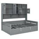 Daybed With All-In-One Cabinet And Shelf by Unique Piece Furniture