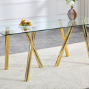 Dining Table With Transparent Surface by Unique Piece Furniture