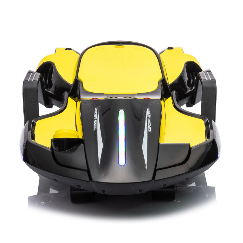 24V Kids Ride On Electric scooter w/ helmet knee pads,24v ride on toy for kids,Spray function,2WD 400w wheel-hub motor,5.59-6.84MPH,Gravity Steering,Use for 1-2 hours,Exercise your child age 6+.