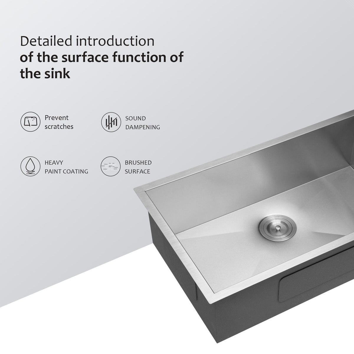 Undermount Stainless Steel Kitchen Sink, Deep Single Bowl Basin, photo 14 of 29