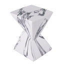 18.5"H Modern Outdoor Concrete Side Table