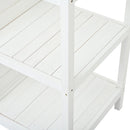 Topmax 66" Large Outdoor Farmhouse Wooden Potting Bench Table