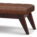 Draper - Upholstered Mid Century Tufted Ottoman Bench by Unique Piece Furniture