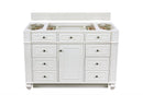 James Martin Bristol 48" Single Bathroom Vanity, Bright White