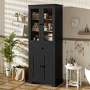 Bathroom Storage Cabinet, Adjustable Shelves & Drawer, Freestanding Tower by Unique Piece Furniture
