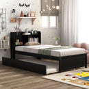 Twin Bed With Trundle, Bookcase by Unique Piece Furniture