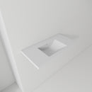 36" Ceramic Basin Sink, 0.8" Ultra-Thin Profile