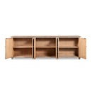 Colette - 6 Door Cabinet Sideboard - Brown by HouseOfZazla