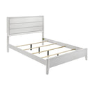 3 Piece Contemporary Bed Set With Wave Texture Panels And Angled Legs by HouseOfZazla