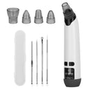 Hot Compress Blackhead Remover Vacuum Electric Pore Extractor Acne Removal Tool with 4 Probes 4 Pimple Popper Tools for All Skins