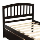 Platform Storage Bed Wood Bed Frame With Two Drawers And Headboard by HouseOfZazla