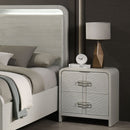 Aria - 2 Drawer Nightstand - Beige by HouseOfZazla