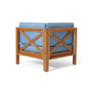 Brava - X Back Corner Chair by HouseOfZazla