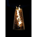 Outdoor Fire Pit Table With Lid Durable Construction - Black by HouseOfZazla