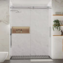 56-60"W x 76"H Frameless Sliding Shower Door by HouseOfZazla