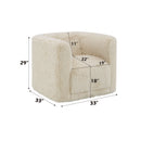 Upendo - Chair With Swivel - Sand by HouseOfZazla