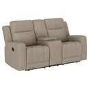 Slater - Reclining Loveseat With Manual Levers by HouseOfZazla