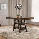 Ferrara - 2 Drawer Counter Height Table - Walnut by HouseOfZazla