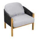 Grotta Outdoor Wood Club Chair