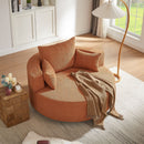 360° Swivel Accent Barrel Chair With 3 Removable Pillows For Living Room by HouseOfZazla
